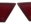 Par Refletor Parachoque Ford Focus 2013/2019 Original Vermelho