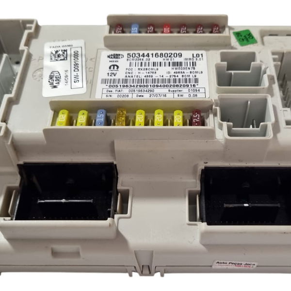 Caixa Fusível Bsm Fiat Toro 2.0 Diesel Aut 2015/18 Cx501