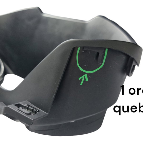 Moldura Painel Instrumentos Fiat Toro 2016 2017 Cx502 Preto