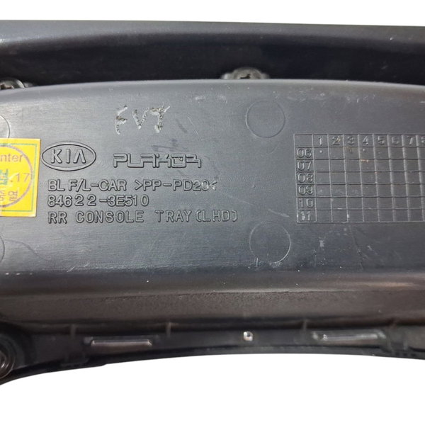 Porta Objetos + Moldura Cambio  Sorento 07/09 Cx651 Preto
