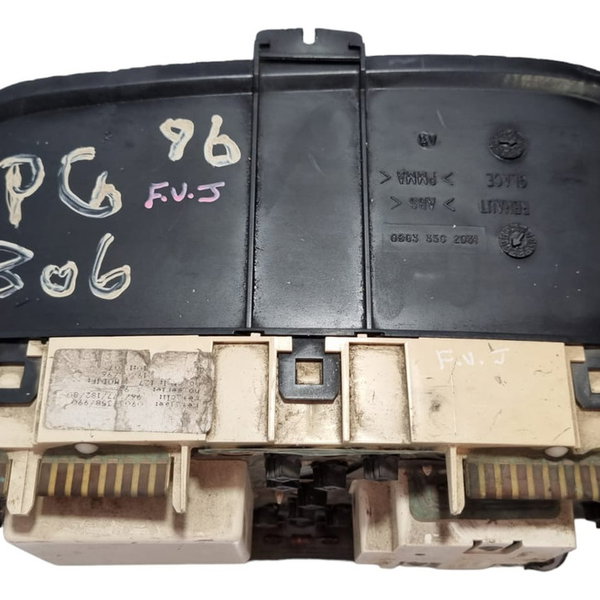 Painel Instrumento Velocimetro Peugeot 306 1996 A 2000 Cx550 Preto