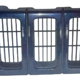 Grade Dianteira Jeep Cherokee 1997 Preto Brilhante