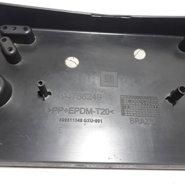 Suporte De Placa Dianteiro S10 2013 (recuperada) Cx214 Preto