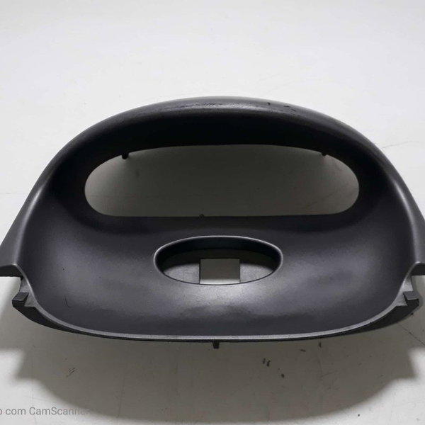 Moldura Central Superior Botão Alerta Painel 206 Cx148 Preto