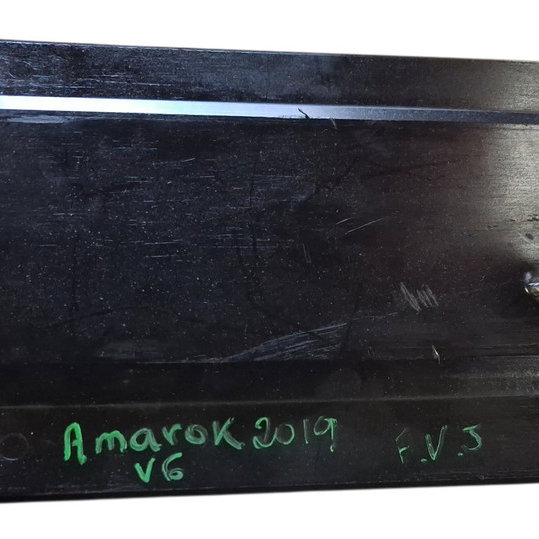 Suporte Placa Traseiro Amarok 3.0 V6 2019 Cx728 Preto