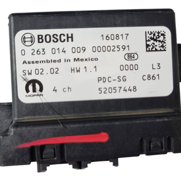 Módulo Estacionamento Fiat Toro 0263014009 Cx500 Preto