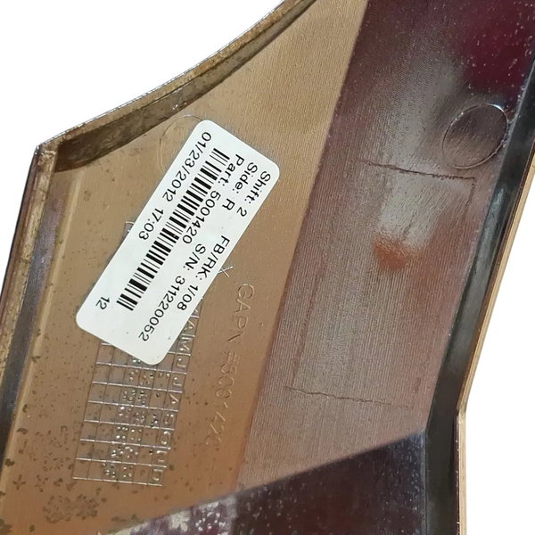 Friso Cromado Grade Superior Ford Edge 2009 Cromado Brilhante
