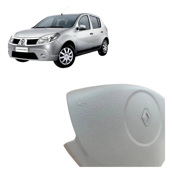 Tampa Capa Buzina Volante Renault Sandero Logan Clio 08/2012