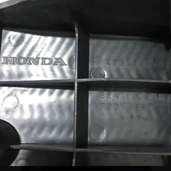 Descanso Apoio Pé Honda Civic 2001 2002 2003 2004 46991s5a Preto