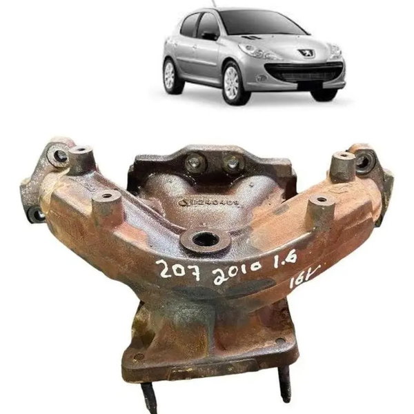 Coletor Escapamento Peugeot 207 1.6 16v 2010 9636362580
