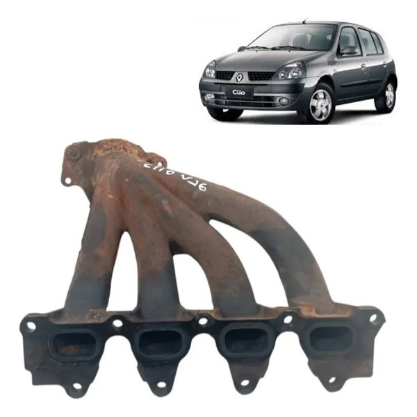 Coletor Escape Clio 1.6 16v Flex K4m 2005 2006 2007 À 2009