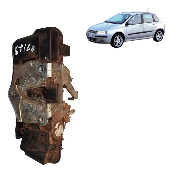 Fechadura Elétrica Porta Tras Esq Fiat Stilo 2003 A 2010 10p