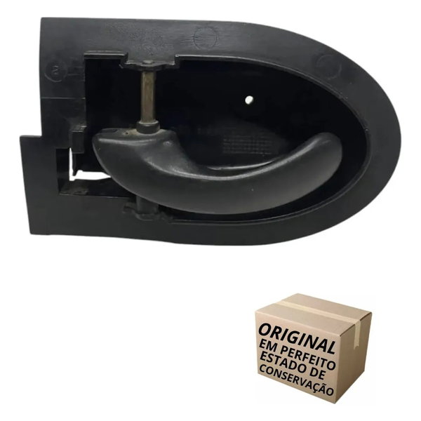 Macaneta Interna Esquerda Ford Fiesta 1996 2002 Preto Dianteira/traseira