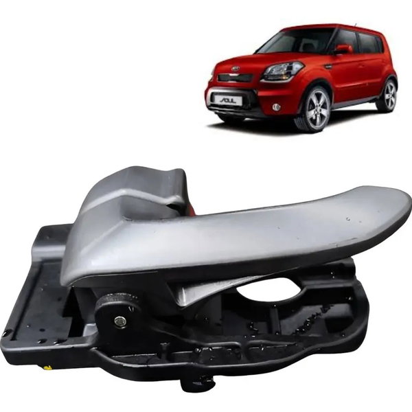 Maçaneta Interna Traseira Esquerd Kia Soul 2009-2012 - Cinza Preto Traseira