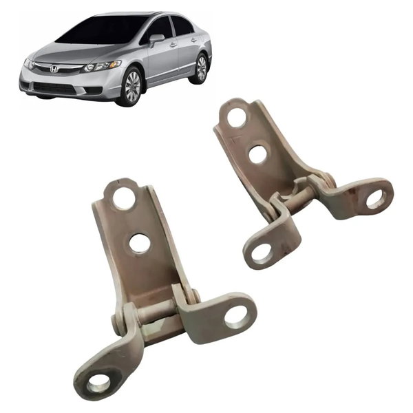 Par Dobradiças Porta Dianteira Direita New Civic 2007 2011