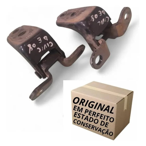 Par Dobradiça Porta Dianteiro Esquerdo Honda Civic 2008 2009
