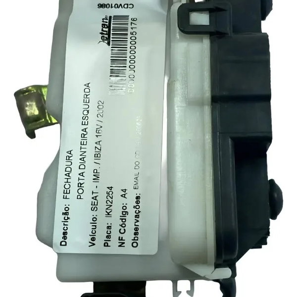 Fechadura Porta Dianteira Esquerda Seat Ibiza 2002 Original