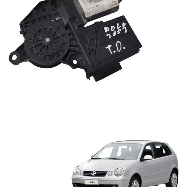 Motor Máquina Vidro Traseiro Direito Volkswagem Polo 2003