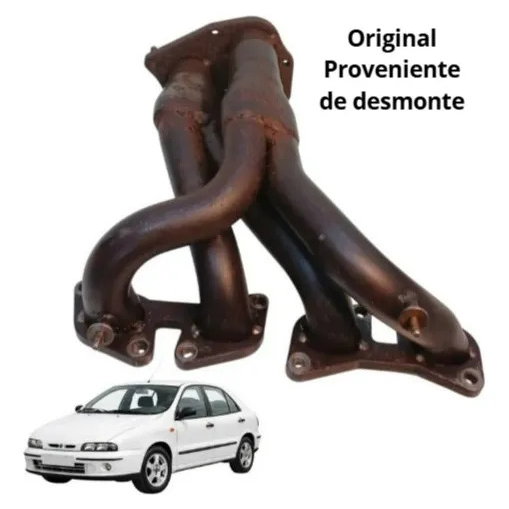 Coletor Escape Fiat Brava Hgt 1.8 2000 2001