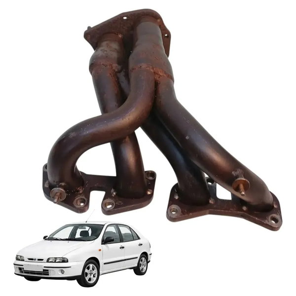 Coletor Escape Fiat Brava Hgt 1.8 2000 2001