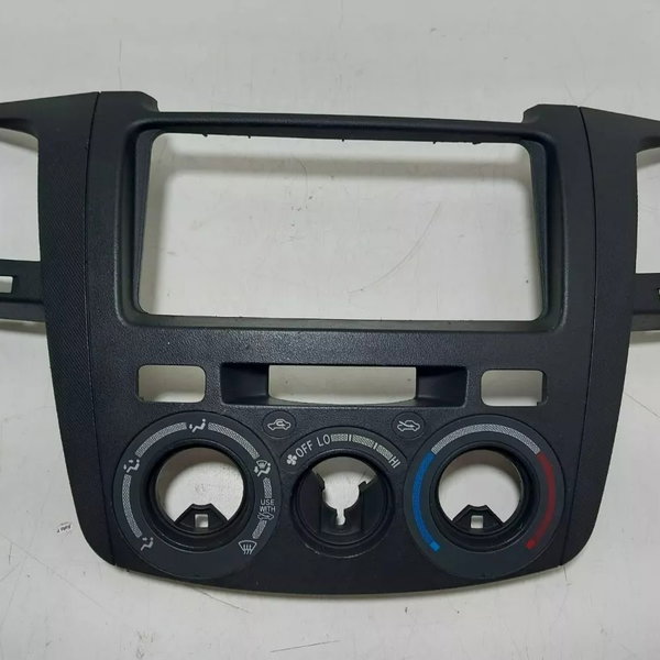 Moldura Painel Rádio Toyota Hilux 2011 Cx217 Preto