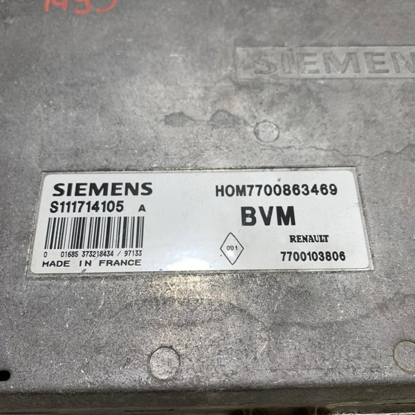 Modulo Injeção Renault 19 1.8 8v 7700103806 Cx393