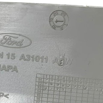 Suporte Bagagito Moldura Tras Esquerda Ford Ecosport 2013/17 Bege