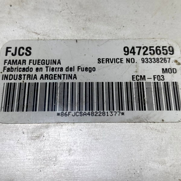 Modulo Injeção Chevrolet Corsa Meriva 1.4 2003/2012 Cx359