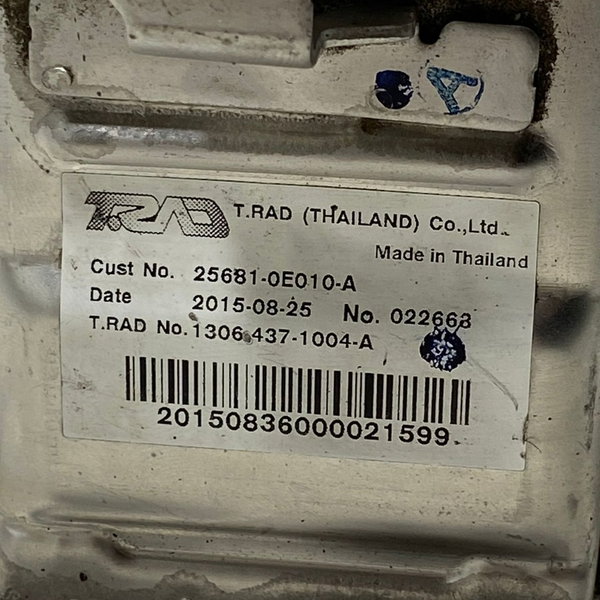 Resfriador Valvula Egr Toyota Hilux 2.8 Diesel 16/22 Cx345