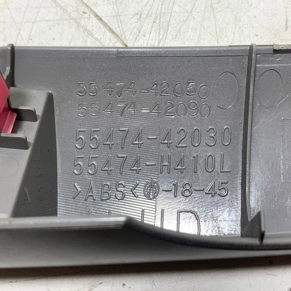 Moldura Acabamento Esq Painel Toyota Rav4 17/20 Cx333 Cinza