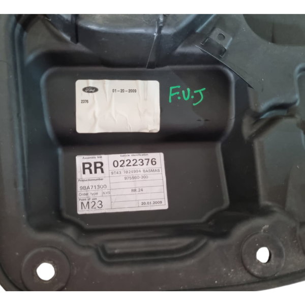 Suporte Maquina Vidro Traseira Direita Ford Edge 2011 2012