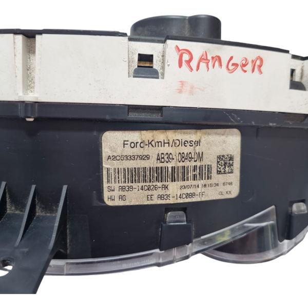 Painel Instrumentos Ford Ranger 3.2 Automática 14/15 Cx551 Preto