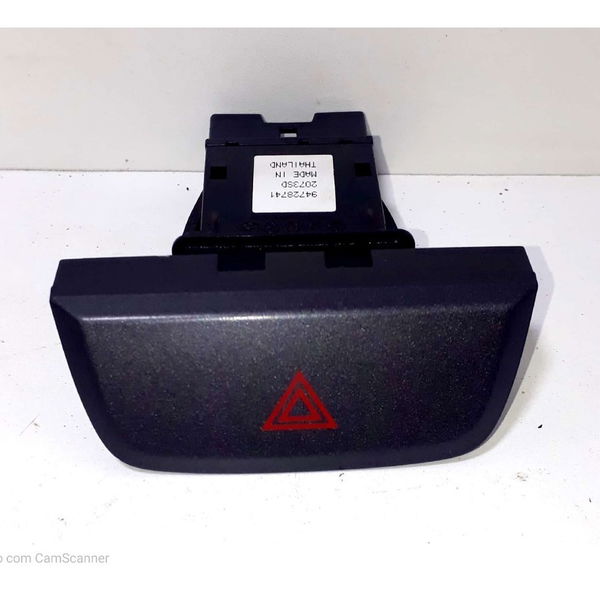 Chave Botão Pisca Alerta S10 Ano 12/ 15 Nº 94728741 Cx117 Cinza