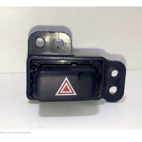 Botão Pisca Alerta Hilux 2005/2010 Cx117 Preto