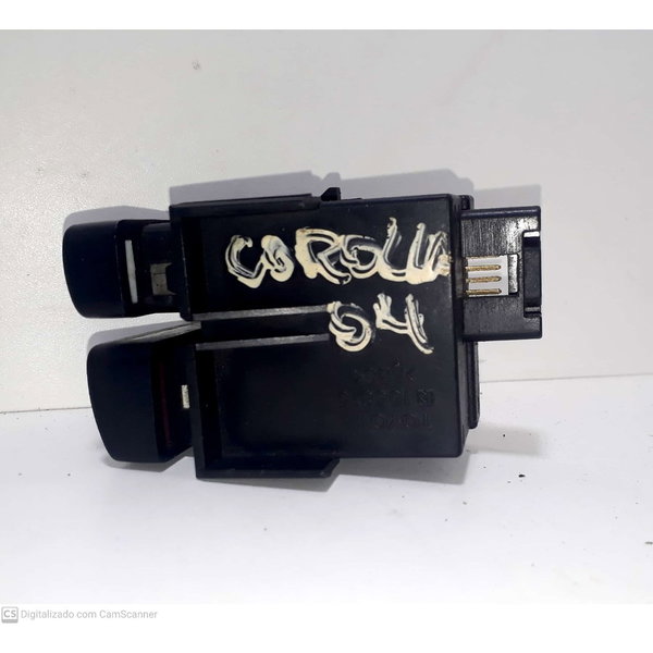 Botão Pisca Alerta Desembaçador Toyota Corolla 2005 R1 Cx117 Preto