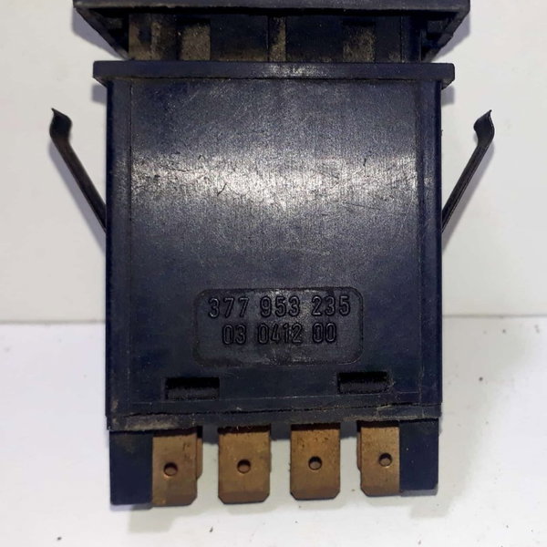 Botão Pisca Alerta Gol Parati Saveiro G3 Cx117 Preto