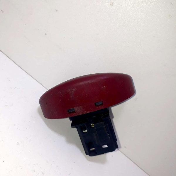 Botão Alerta Original Peugeot 206 R4 Cx117 Vermelho