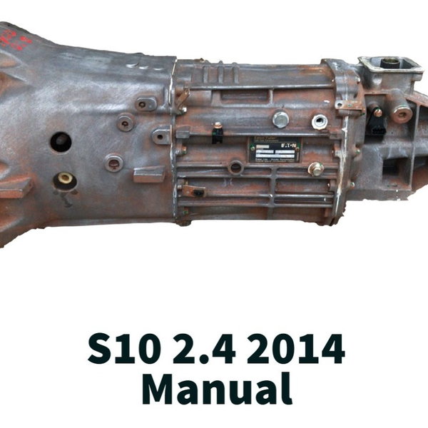 Caixa De Marcha S10 2.4 2014 Manual