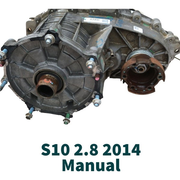 Caixa De Tração S10 2.8 2014 Manual
