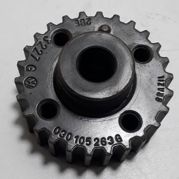 Polia Dentada Virabrequim Motor Vw -030105263g- (r4) Cx166