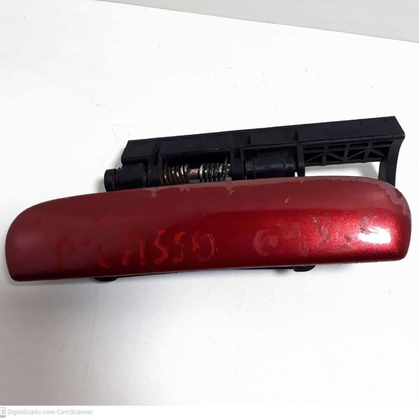 Maçaneta Externa Dianteira Esquerda Picasso 2004  Cx132 Vermelho