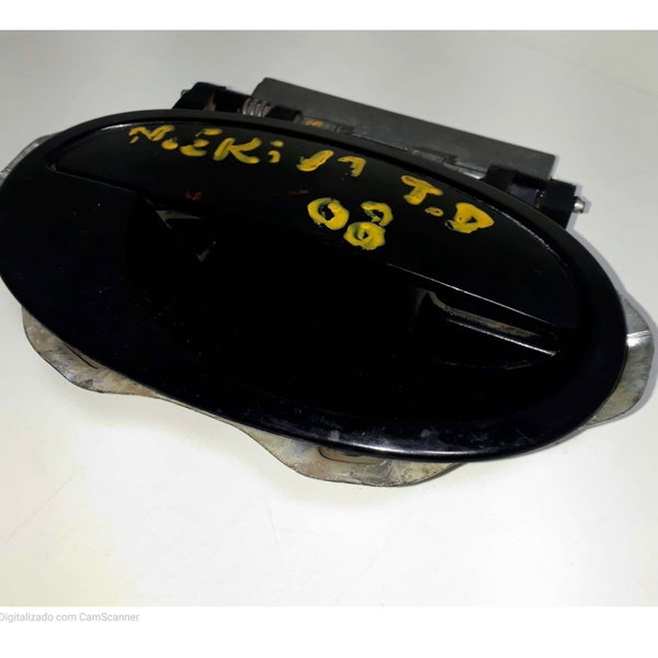 Maçaneta Externa Porta Traseira Direita Meriva 2008 Cx130 Preto