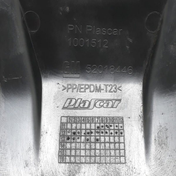 Moldura Superior Chave Seta S10 2013/2017 Cx172