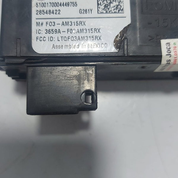 Módulo Do Teto Ford Ranger 2015 Cx498