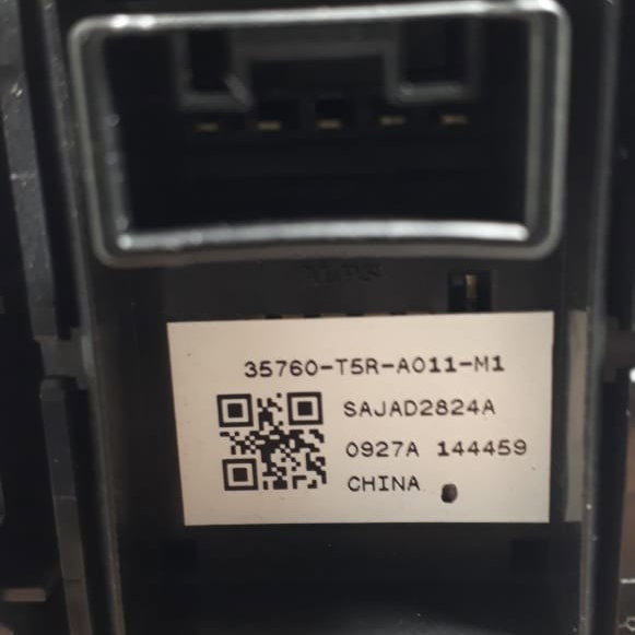 Botão Vidro  C/ Moldura Dian. Dir. Wr-v 18   Cx87