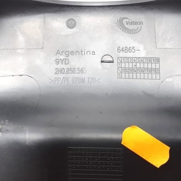 Acabamento Volante Painel Chave Seta Amarok 2h0858565 Cx173