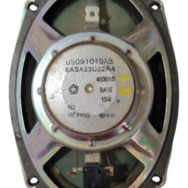 Auto Falante Porta Traseira Direita Fiat Toro 2.0 2017 Cx501 Preto