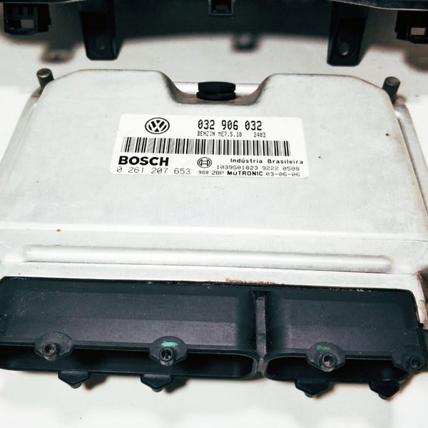 Kit Modulo Injeção + Painel Vw Polo  1.6 8v 032906032 Cx188
