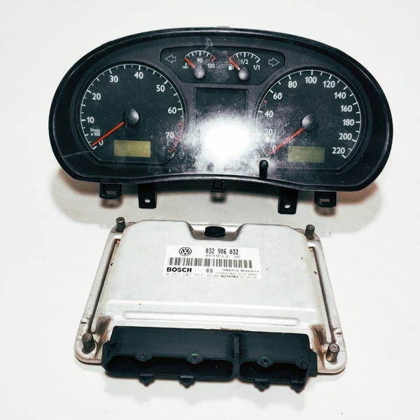Kit Modulo Injeção + Painel Vw Polo  1.6 8v 032906032 Cx188