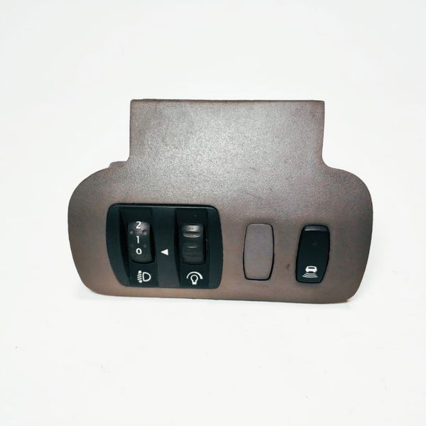 Moldura + Botão Sensor Ré + Interruptor Luz - Fluence (cx34)